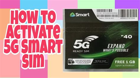 how to activate smart broadband sim card|activate smart sim 5g.